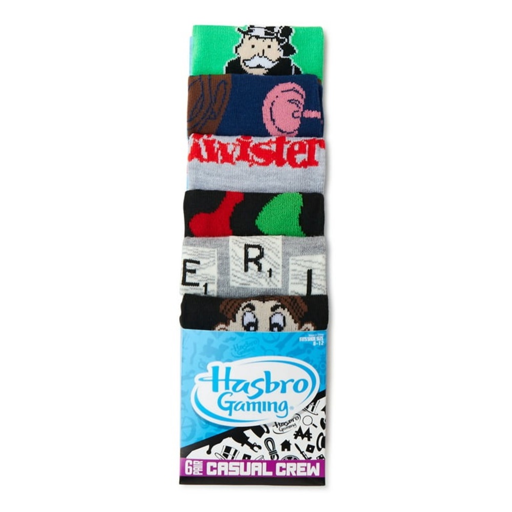 Hasbro Gaming Socks 6 Pairs